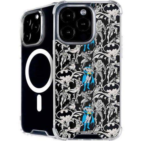 DC Comics Batman Characters Action Poses Print iPhone 16 Pro MagSafe Case
